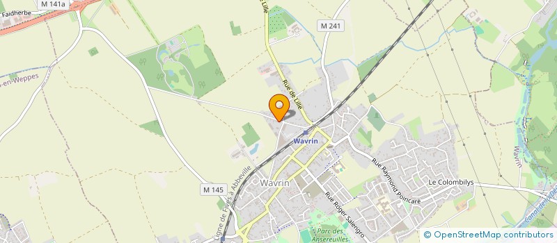 localisation de l'entreprise LE THEATRON  WAVRIN