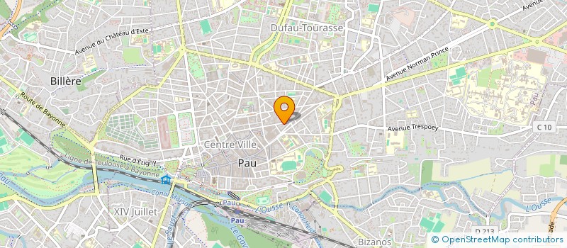 localisation de l'entreprise LE THEMA à PAU