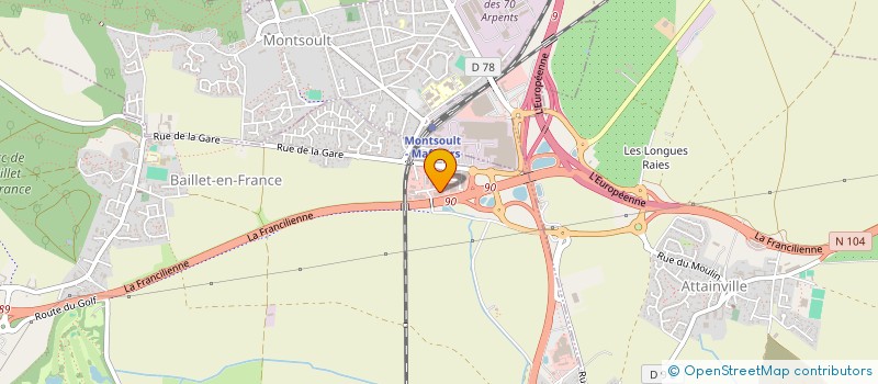 localisation de l'entreprise LE THERMOMETRE DE PRECISION  BAILLET-EN-FRANCE