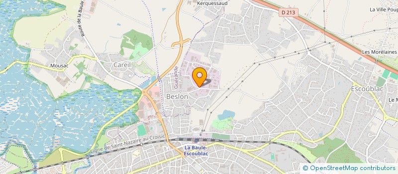 localisation de l'entreprise LE THIEC  LA BAULE-ESCOUBLAC