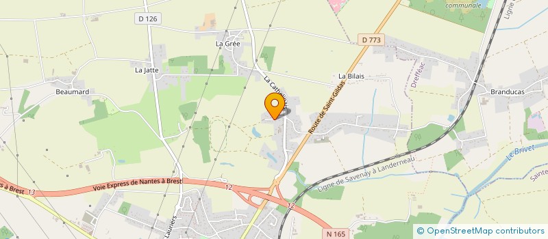 localisation de l'entreprise LE THIEC COUVERTURE  PONTCHATEAU