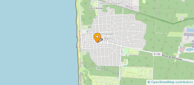 localisation de l'entreprise LE THIL  VENDAYS-MONTALIVET