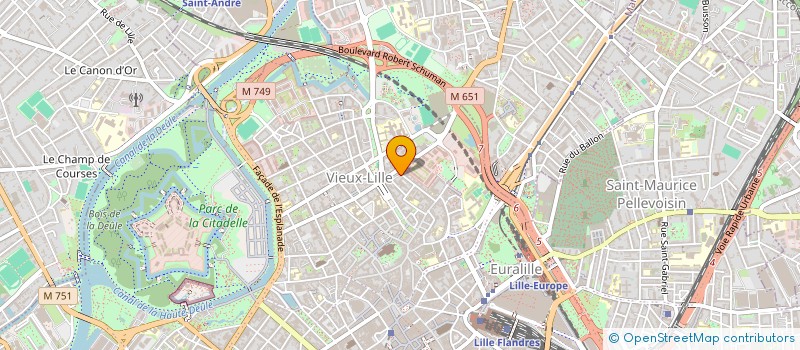 localisation de l'entreprise LE THIONVILLE à LILLE