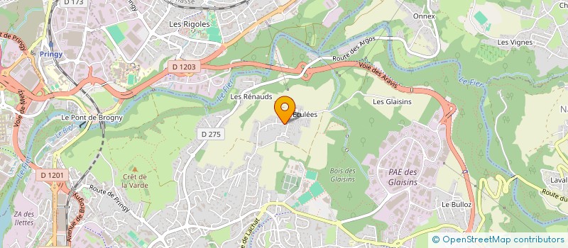 localisation de l'entreprise LE THIOU à ANNECY