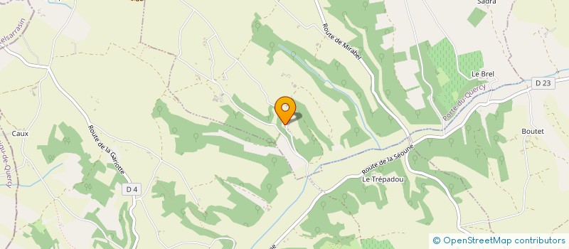 localisation de l'entreprise LE THIRONDEL  PORTE-DU-QUERCY