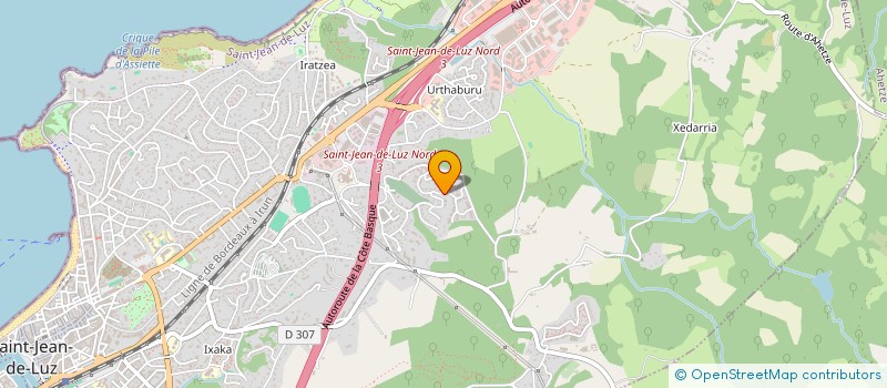 localisation de l'entreprise LE THOMAS-DECHAMPS à SAINT-JEAN-DE-LUZ