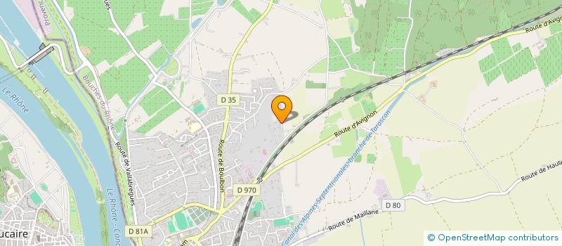 localisation de l'entreprise LE THOR  TARASCON