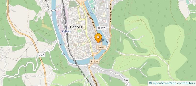 localisation de l'entreprise LE THOURON  CAHORS