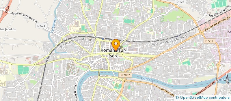 localisation de l'entreprise LE THU-HONG à ROMANS-SUR-ISERE