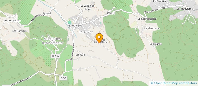 localisation de l'entreprise LE THUBANEAU à RIANS