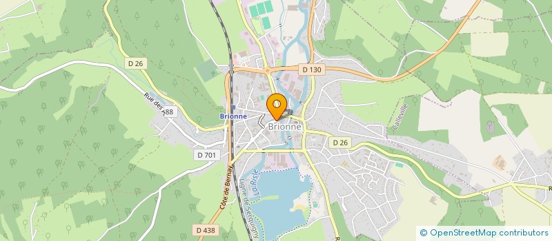 localisation de l'entreprise LE THUNDER BEER à BRIONNE