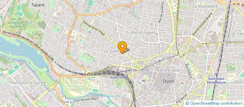 localisation de l'entreprise LE THUROT à DIJON