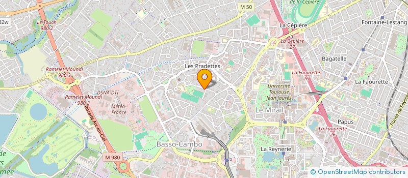 localisation de l'entreprise LE THYASE à TOULOUSE