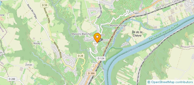 localisation de l'entreprise LE THYLANE  TUPIN-ET-SEMONS