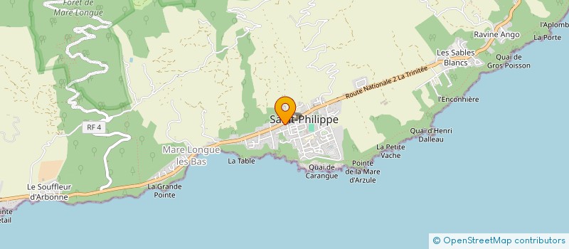 localisation de l'entreprise LE TI BAZAR  SAINT-PHILIPPE