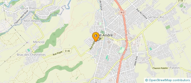 localisation de l'entreprise LE TI ZOIZEAU ROUGE à SAINT-ANDRE