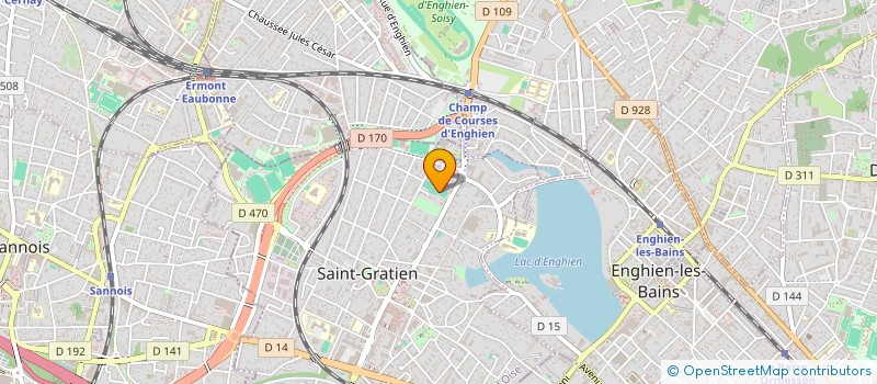 localisation de l'entreprise LE TIE BREAK  SAINT-GRATIEN