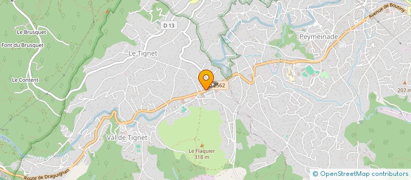 localisation de l'entreprise LE TIGNET AUTOS à LE TIGNET