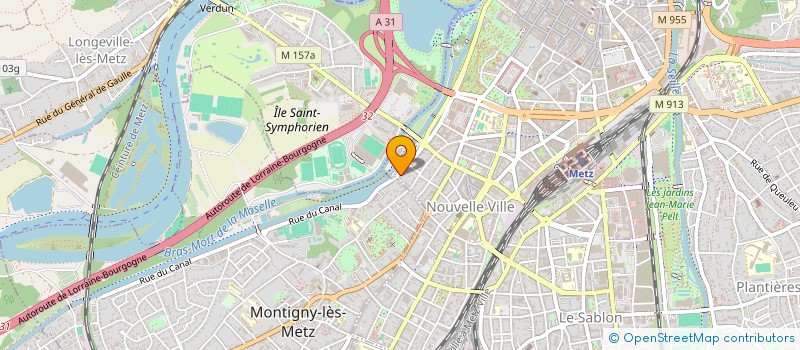 localisation de l'entreprise LE TIGRE 2016  METZ