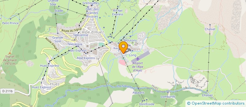 localisation de l'entreprise LE TIGRE à HUEZ