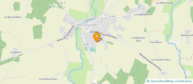 localisation de l'entreprise LE TIGRE DE CHAMPIGNELLES à CHAMPIGNELLES