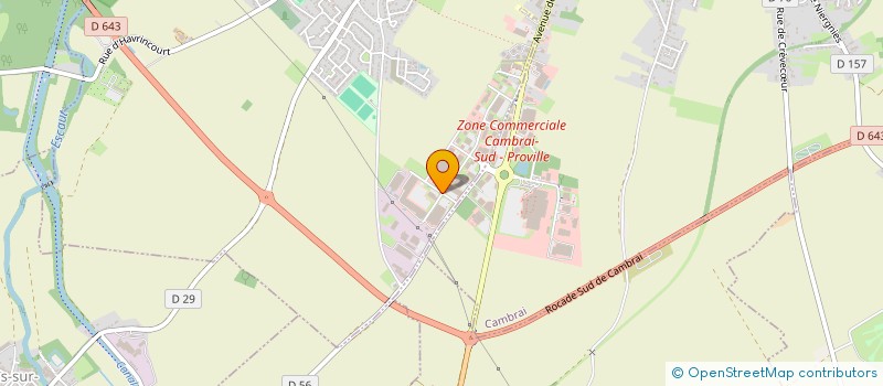 localisation de l'entreprise LE TIKI'S BAR BRASSERIE  PROVILLE