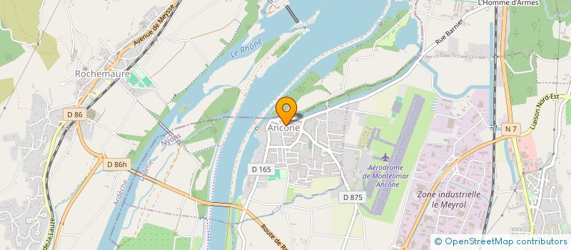 localisation de l'entreprise LE TILLEUL  ANCONE