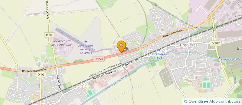 localisation de l'entreprise LE TILLEUL  BREBIERES