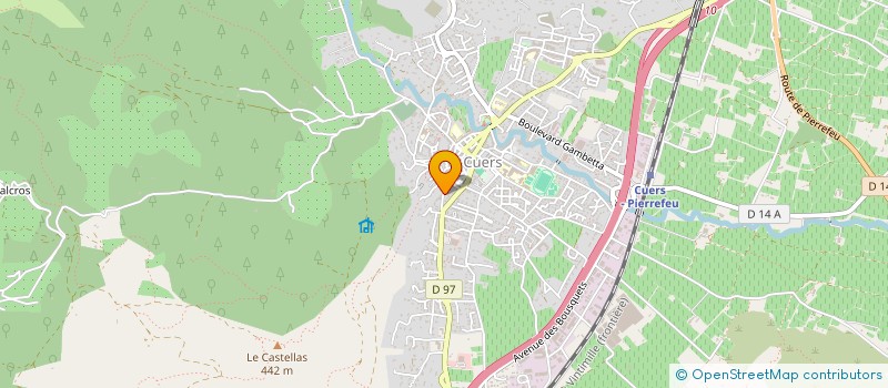 localisation de l'entreprise LE TILLEUL  CUERS