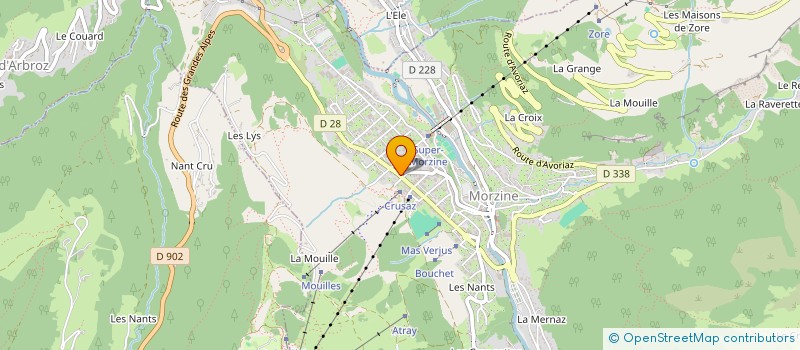 localisation de l'entreprise LE TILLEUL à MORZINE