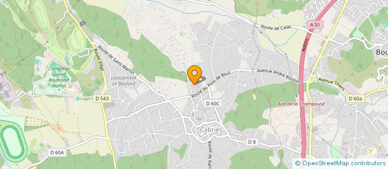 localisation de l'entreprise LE TILLEUL  CABRIES