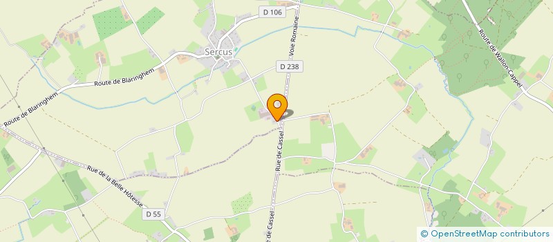 localisation de l'entreprise LE TILLEUL  SERCUS