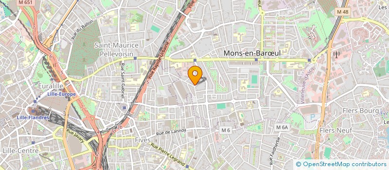 localisation de l'entreprise LE TILLEUL  MONS-EN-BARUL