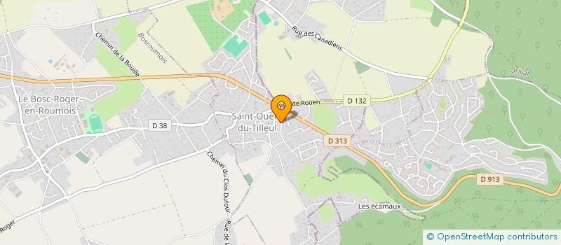 localisation de l'entreprise LE TILLEUL ALIMENTATION  SAINT-OUEN-DU-TILLEUL