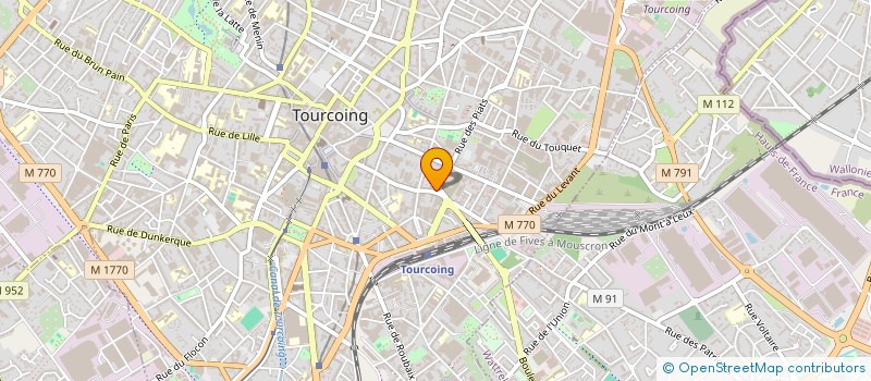 localisation de l'entreprise LE TILLEUL ALIMENTATION GENERALE à TOURCOING