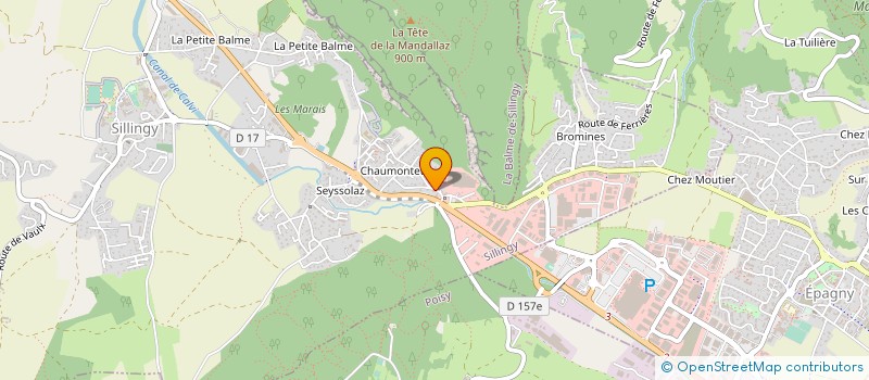 localisation de l'entreprise LE TILLEUL-PERNOUD à CHOISY
