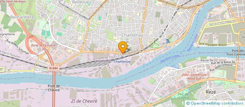 localisation de l'entreprise LE TILT à NANTES