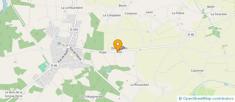 localisation de l'entreprise LE TILY  FEGREAC