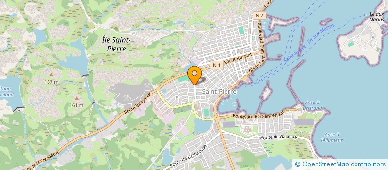localisation de l'entreprise LE TINPEU à SAINT-PIERRE