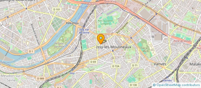 localisation de l'entreprise LE TIPAZA à ISSY-LES-MOULINEAUX