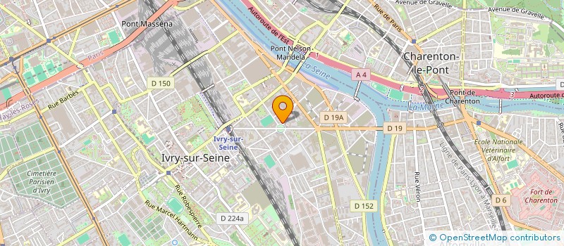 localisation de l'entreprise LE TIPAZA à IVRY-SUR-SEINE