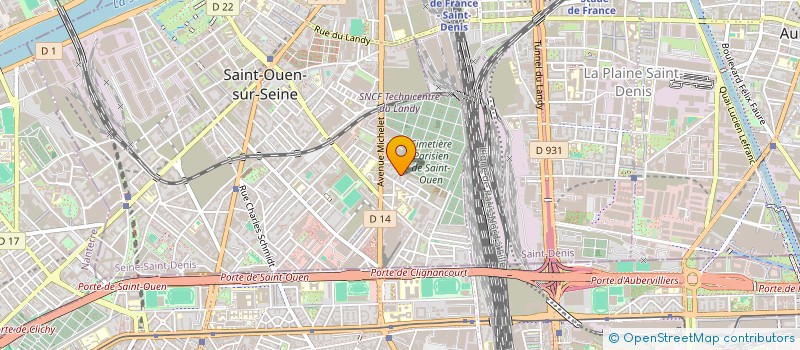 localisation de l'entreprise LE TIPI à SAINT-OUEN-SUR-SEINE