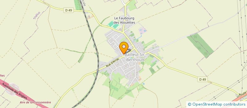 localisation de l'entreprise LE TIPI  BAILLEUL-SIR-BERTHOULT