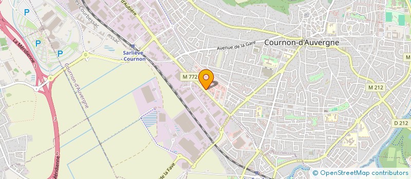 localisation de l'entreprise LE TIPI DES OUISTITIS à COURNON-D'AUVERGNE