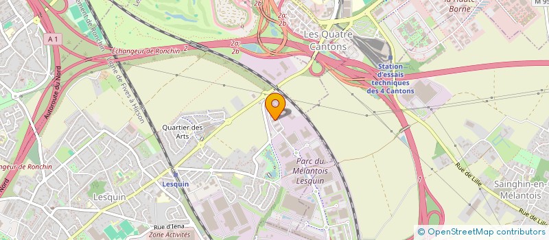 localisation de l'entreprise LE TIPI DES TOUPETI à LESQUIN