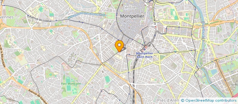 localisation de l'entreprise LE TIRAM'S à MONTPELLIER