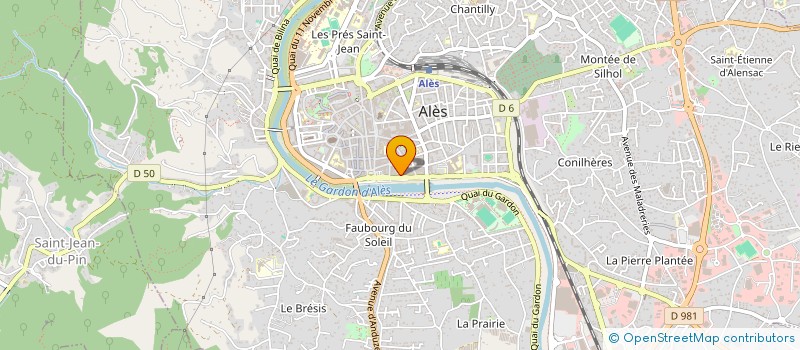 localisation de l'entreprise LE TIRAMISSOU à ALES