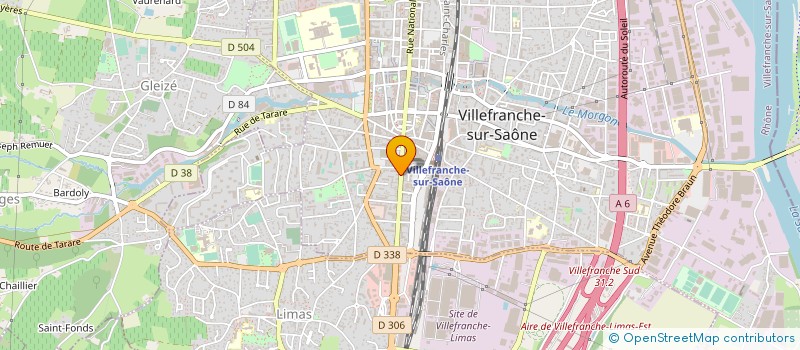 localisation de l'entreprise LE TIRE BOUCHON SARL à VILLEFRANCHE-SUR-SAONE