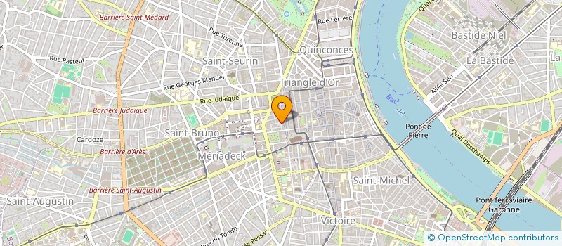 localisation de l'entreprise LE TISANIER D'OC à BORDEAUX
