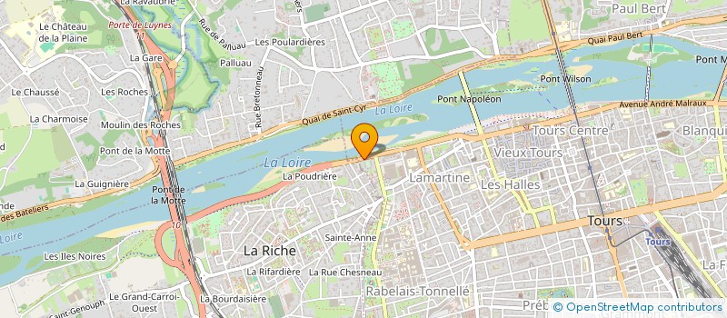 localisation de l'entreprise LE TISON à TOURS